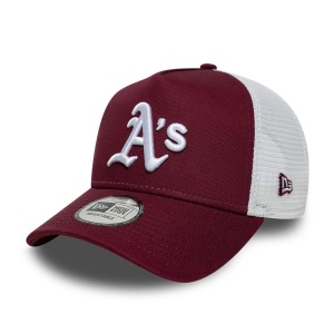 New Era, sapca trucker Oakland Athletics league, Rosu cardinal