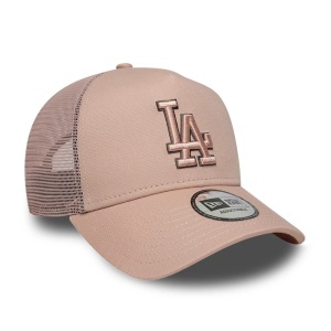 New Era, sapca trucker outline LA Dodgers, Roz prafuit - Img 3