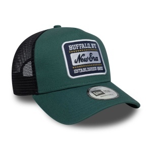 New Era, sapca trucker patch Buffalo NY, Verde persan 3