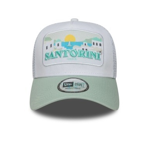 New Era, sapca trucker summer Santorini, Verde pastel - Img 2