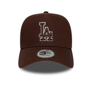 New Era, sapca trucker team outline LA Dodgers, Maro ocru 2