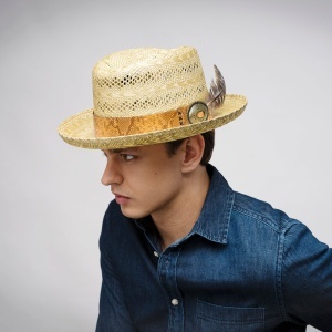 Palarie Bailey Renegade Shade Western Fedora Natural