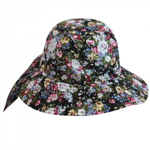 Palarie Betmar Knotted Cloche Floral