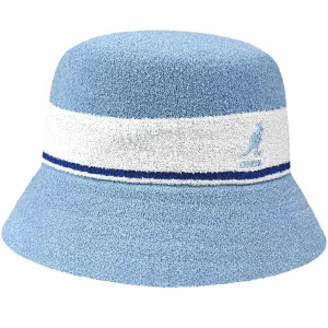 Palarie Kangol bermuda stripe bucket albastru deschis 2