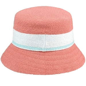 Palarie Kangol Bermuda Stripe Bucket Roz 3