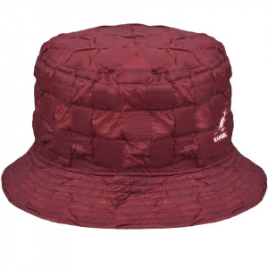 Palarie Kangol Pucker Check Bucket Rosu 5