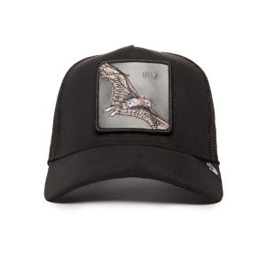 Sapca Goorin Bros trucker the suede bat negru