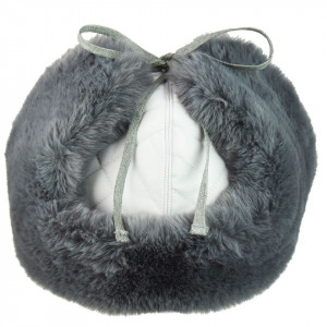 Caciula Kangol Quilted Trapper Gri 7