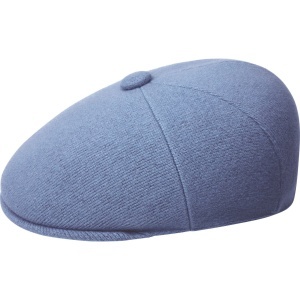 Kangol, basca din lana Panel 575, Albastru denim
