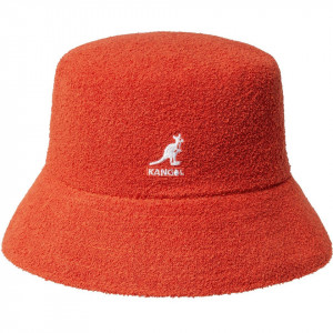 Kangol Bermuda Bucket Hat, Cherry Glow Red