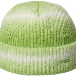 Kangol, caciula din amestec de lana heathered, Verde marin