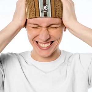 Kangol, basca maro clubhouse stripe 507-4