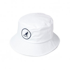 Palarie alba Kangol Cotton Bucket 3