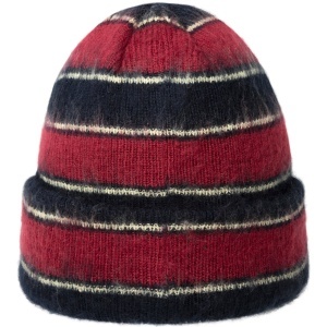 Caciula Kangol fuzzy stripe rosu 2