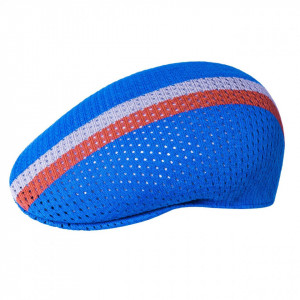 Kangol mesh stripe 504 flatcap, Blau