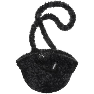 Kangol, Palarie bucket faux fur 2 way, Negru mat