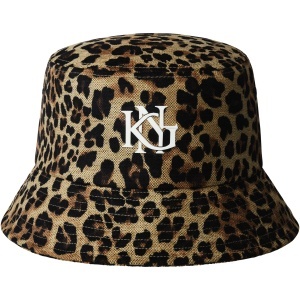 Kangol, palarie bucket leopard interlock earfap, Maro - Img 3