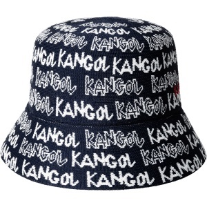 Kangol, palarie bucket Tropic Doodle, Albastru marin - Img 2