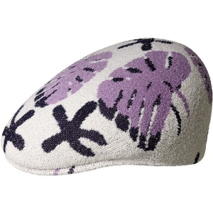 Kangol plant love 504 flatcap, Weiß