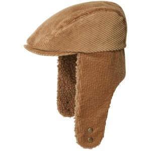 Kangol, Sapca earflaps cozy cord bugatti, Maro caramel 2