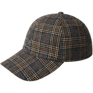 Kangol, Sapca plaid earflaps baseball, Gri antracit mat - Img 2