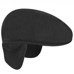 Basca Kangol Wool 504 Earlap Negru 3