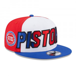 NEW ERA 9fifty cap detroit pistons back half red