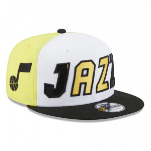 NEW ERA 9fifty cap utah jazz back half yellow