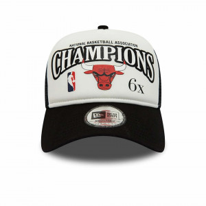 Sapca New Era A-Frame Trucker Chicago Bulls League Champions 2