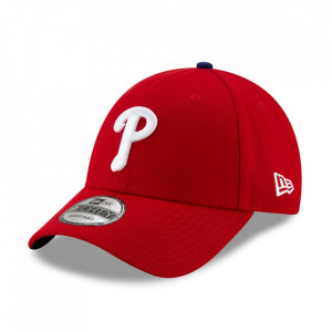 New Era, Philadelphia Phillies állítható baseballsapka, Vörös, 55.8-61.5 CM Standard