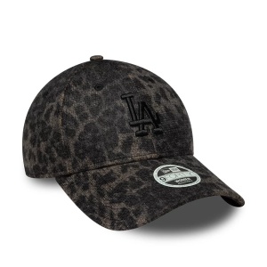 New Era, sapca 9forty cosy leopard LA Dodgers, Negru - Img 3