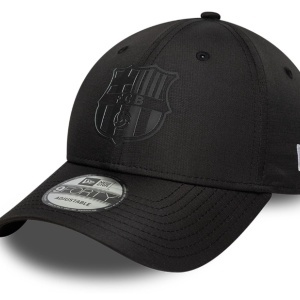 New Era, sapca 9forty Fc Barcelona faux suede, Negru mat