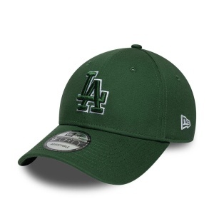 New Era, sapca 9forty team outline LA Dodgers, Verde englez
