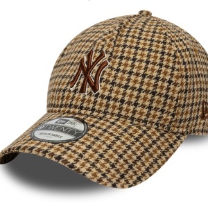 New Era, sapca 9twenty check NY Yankees, Maro camel