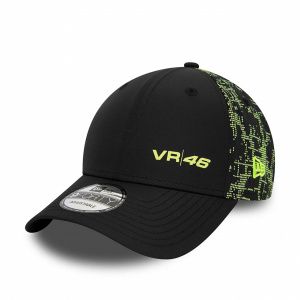 New Era, sapca neagra VR46 poly print