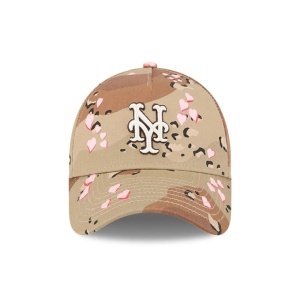 New Era, sapca trucker camo hearts MLB New York Mets, Bej safari 2