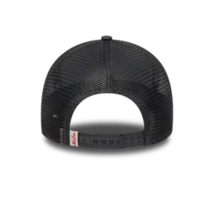 New Era, sapca trucker distressed patch, Gri carbune - Img 4