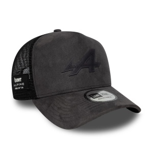 New Era, sapca trucker faux Alpine Racing, Gri carbune - Img 3