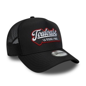 New Era, sapca trucker patch State Toulousain, Negru mat - Img 3