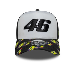 New Era, sapca trucker print visor VR46, Negru 2