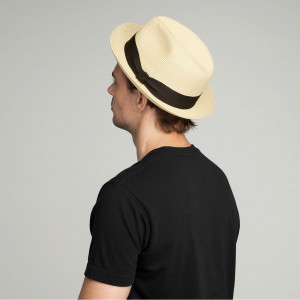 Palarie Bailey 1922 Craig Braided Fedora 3