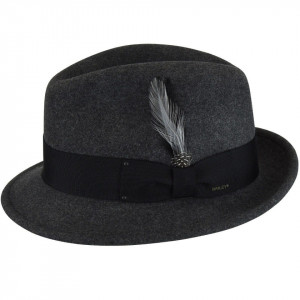 Palarie Bailey of Hollywood Tino Fedora Negru Mix 2