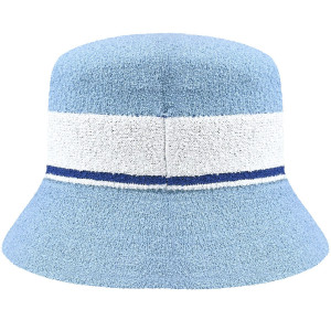 Palarie Kangol bermuda stripe bucket turf albastru deschis 3