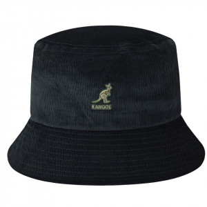 Palarie Kangol Washed Cord Bucket Negru 2