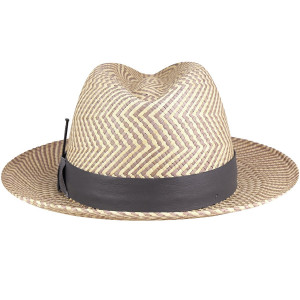 Palarie panama Bailey 1922 rene fedora natural 4