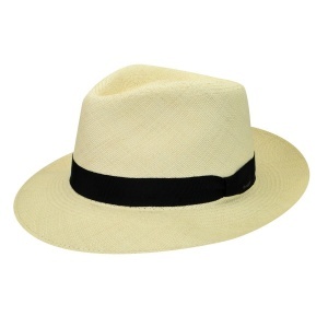 Palarie panama Bailey 1922 salter fedora, Natural 3