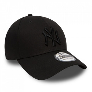 Sapca New Era 39thirty Basic New York Yankees Allblack 2