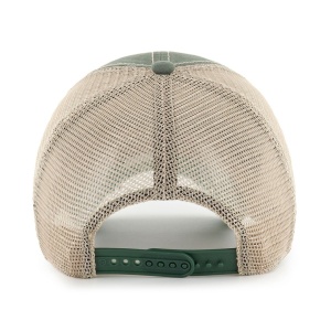 47 Brand, Sapca de bumbac cu logo Oakland Athletics si segmente de plasa, Verde 3