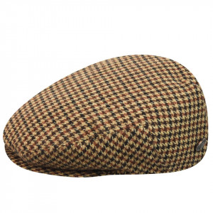 Bailey of Hollywood lord plaid flatcap, Camel Braun