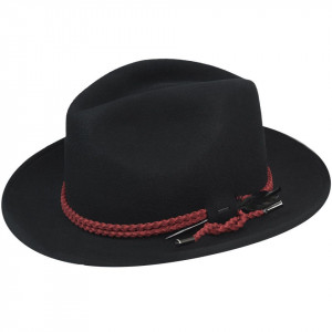 Bailey of Hollywood Lund Fedora Hat, Black